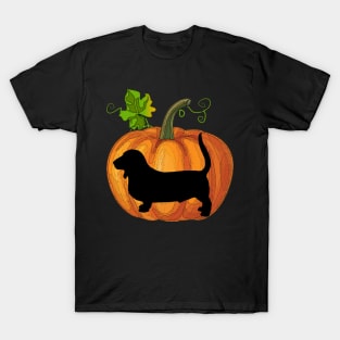 Basset hound in pumpkin T-Shirt